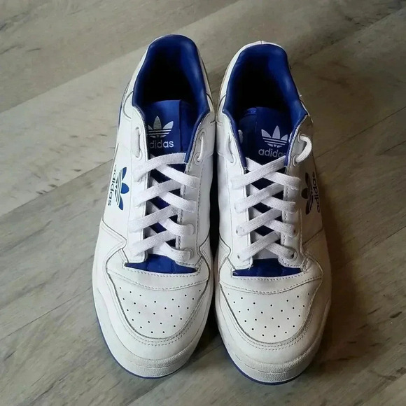 Adidas Blue White Bold Forum Chunky Sole 9 US - Picture 2 of 6